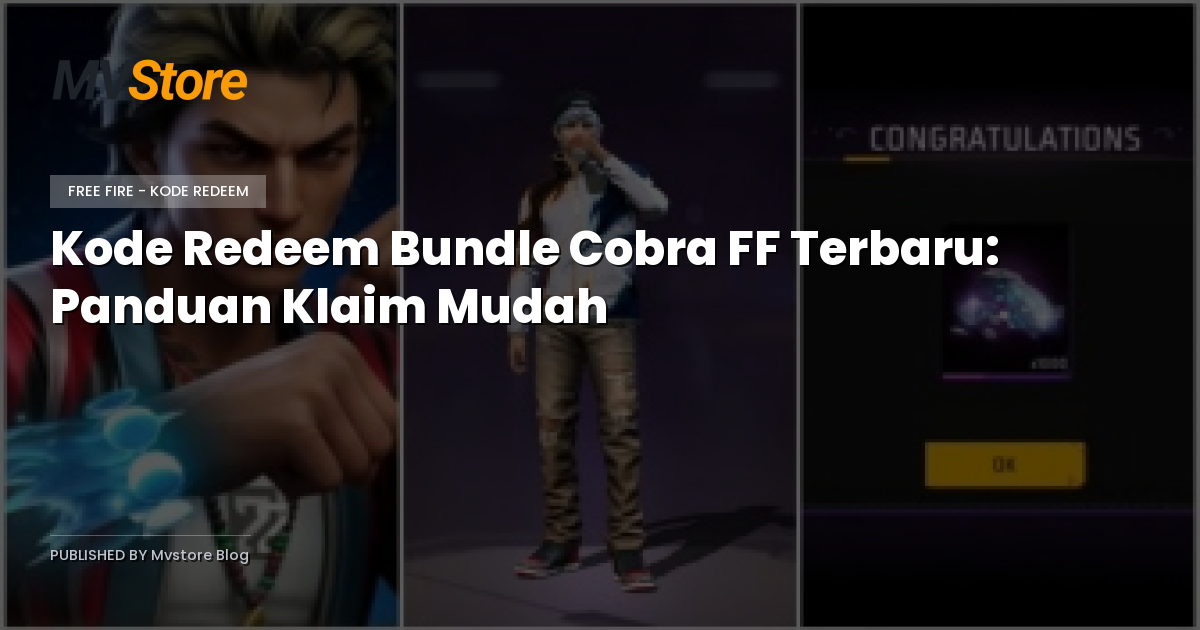 Kode Redeem Bundle Cobra FF Terbaru: Panduan Klaim Mudah
