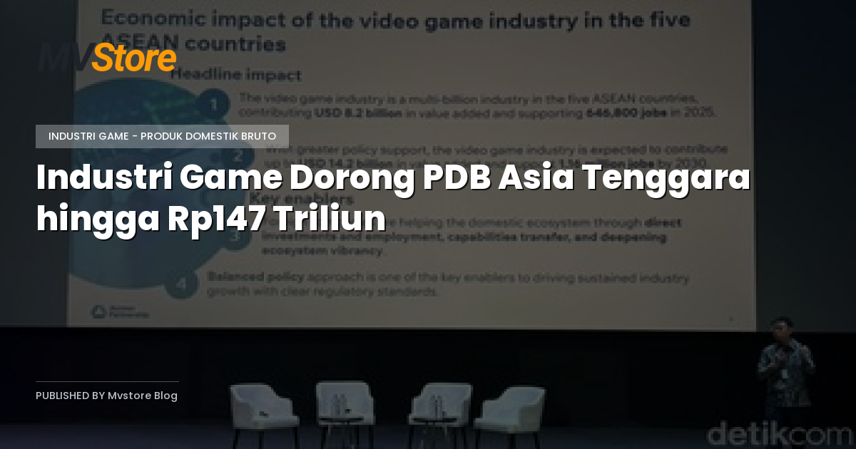 Industri Game Dorong PDB Asia Tenggara hingga Rp147 Triliun