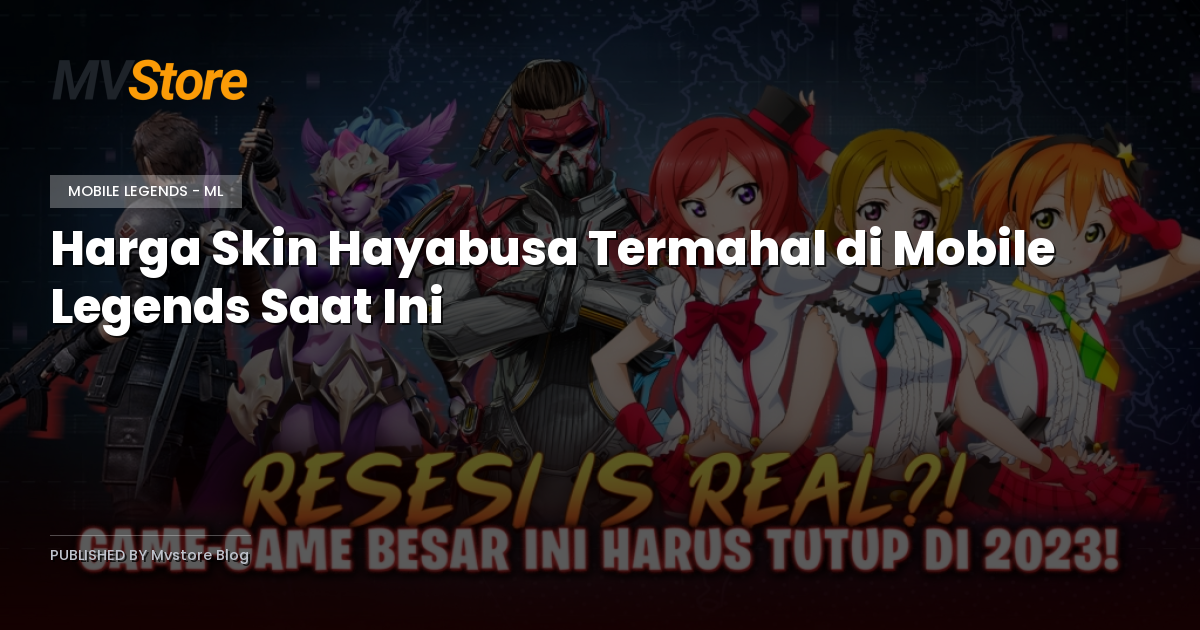 Harga Skin Hayabusa Termahal di Mobile Legends Saat Ini