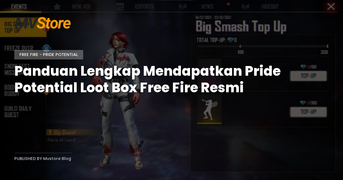 Panduan Lengkap Mendapatkan Pride Potential Loot Box Free Fire Resmi