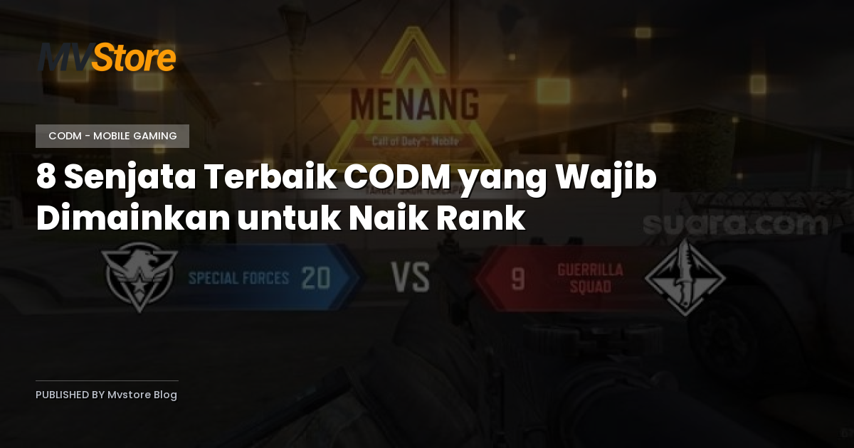 8 Senjata Terbaik CODM yang Wajib Dimainkan untuk Naik Rank