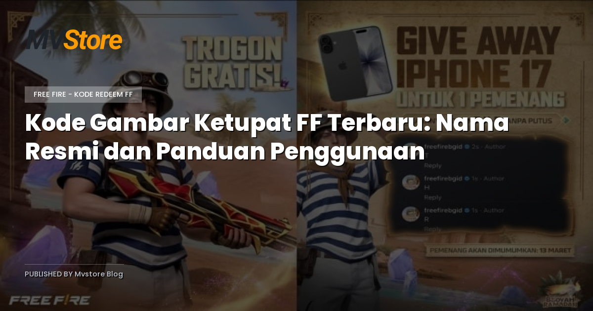 Kode Gambar Ketupat FF Terbaru: Nama Resmi dan Panduan Penggunaan