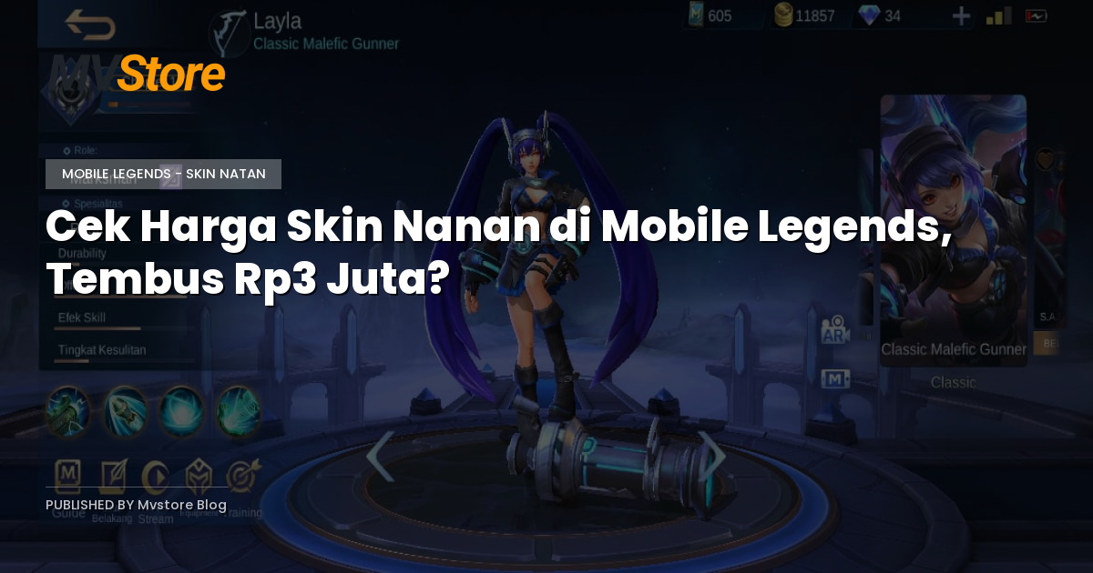 Cek Harga Skin Nanan di Mobile Legends, Tembus Rp3 Juta?