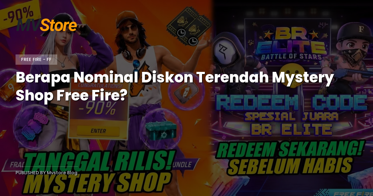 Berapa Nominal Diskon Terendah Mystery Shop Free Fire?