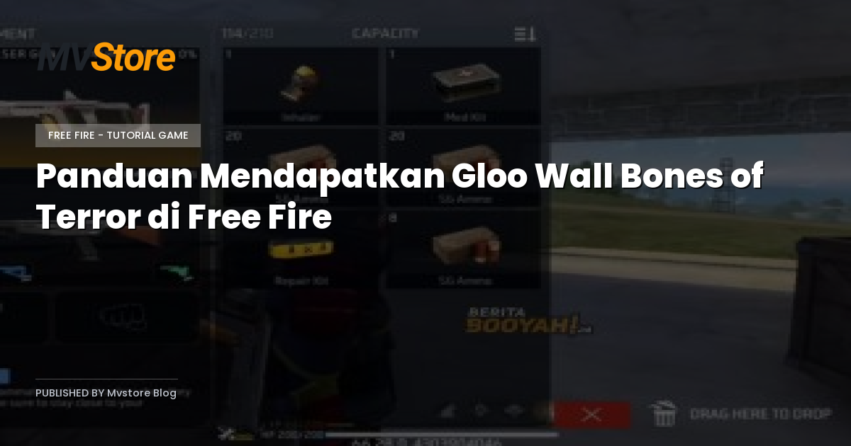 Panduan Mendapatkan Gloo Wall Bones of Terror di Free Fire