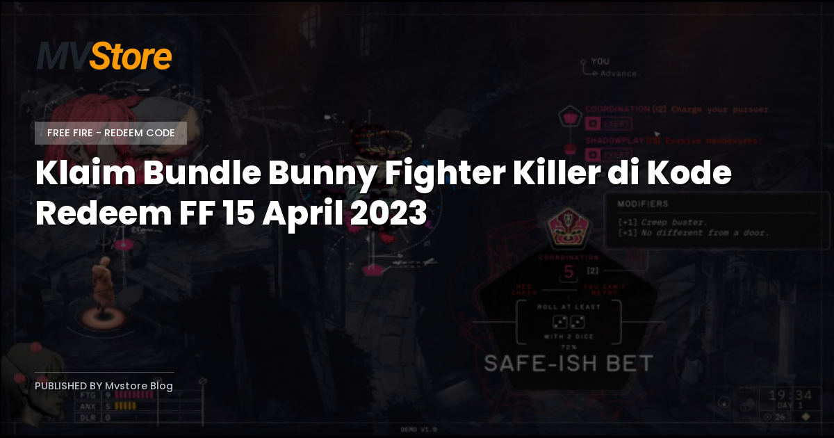 Klaim Bundle Bunny Fighter Killer di Kode Redeem FF 15 April 2023
