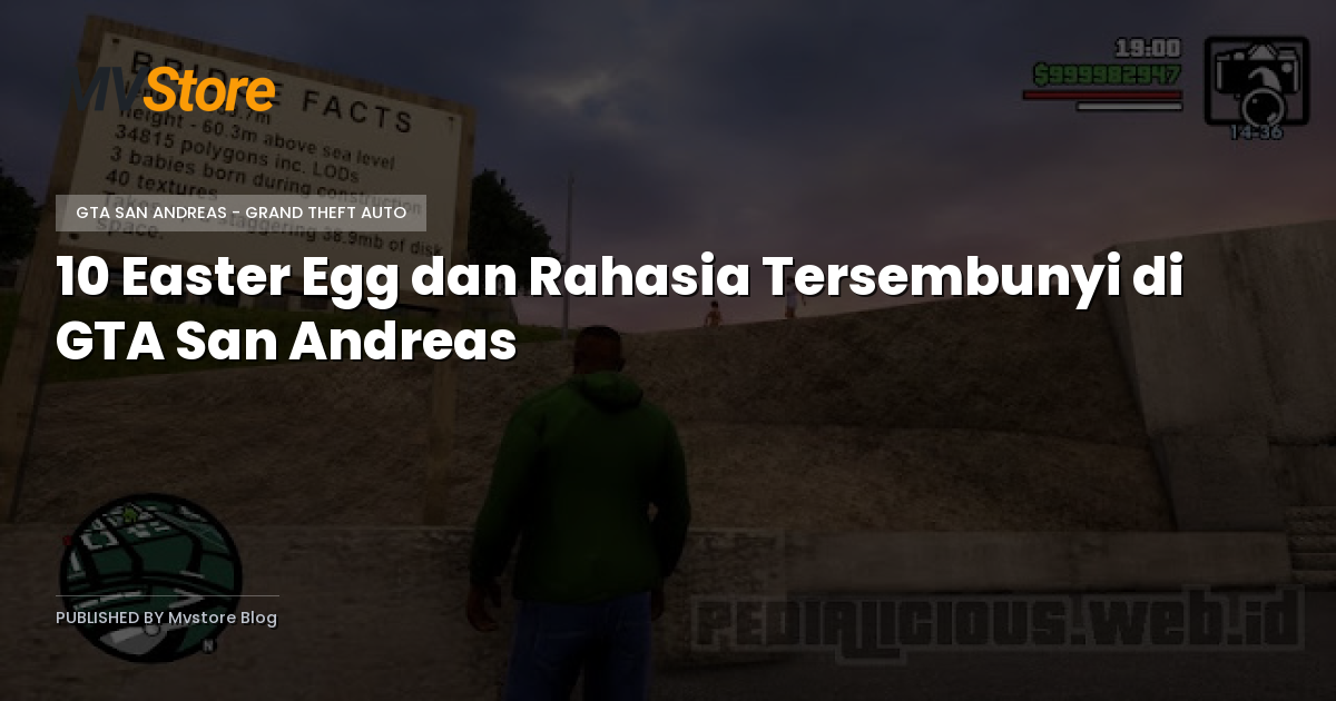 10 Easter Egg dan Rahasia Tersembunyi di GTA San Andreas