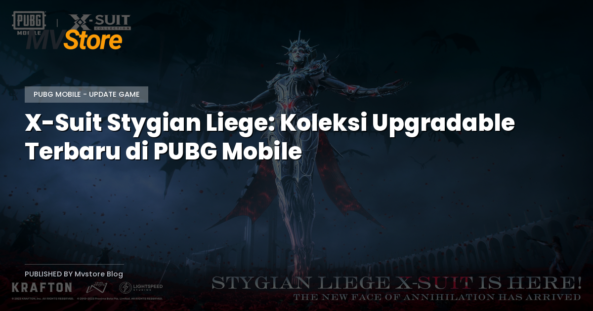 X-Suit Stygian Liege: Koleksi Upgradable Terbaru di PUBG Mobile