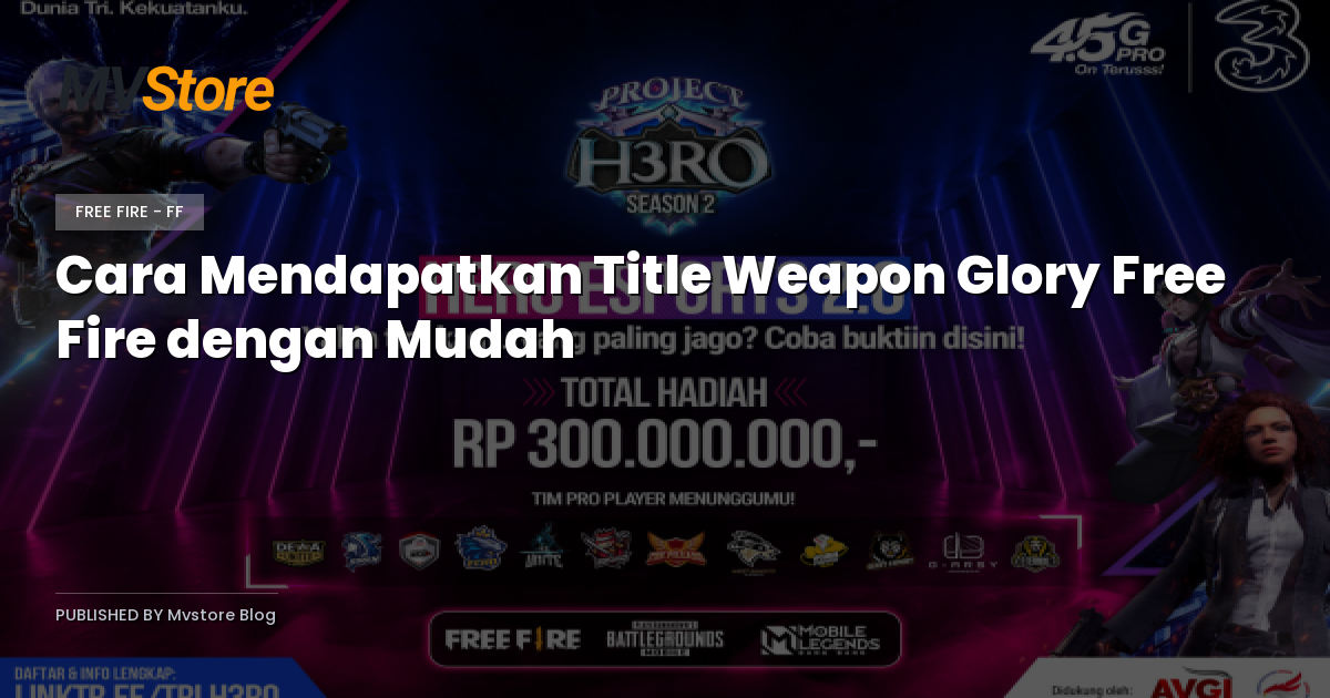 Cara Mendapatkan Title Weapon Glory Free Fire dengan Mudah