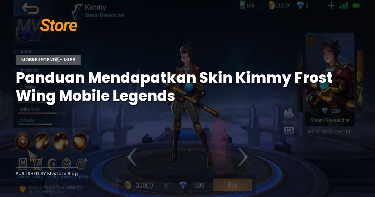 Panduan Mendapatkan Skin Kimmy Frost Wing Mobile Legends