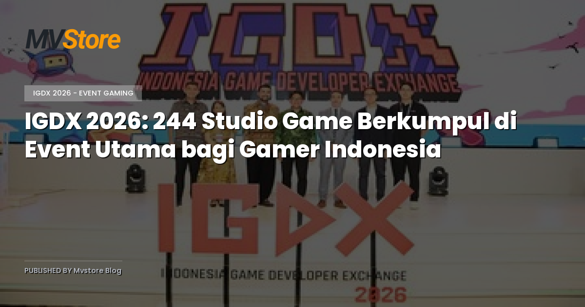 IGDX 2026: 244 Studio Game Berkumpul di Event Utama bagi Gamer Indonesia