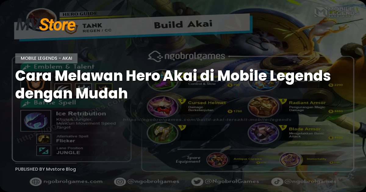 Cara Melawan Hero Akai di Mobile Legends dengan Mudah