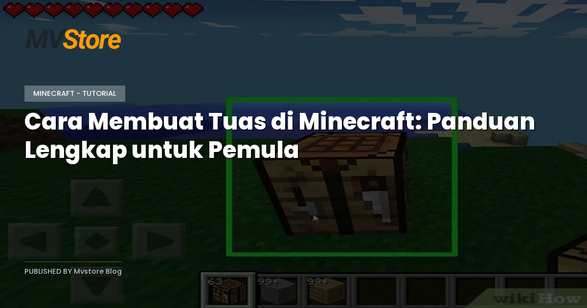 Cara Membuat Tuas di Minecraft: Panduan Lengkap untuk Pemula