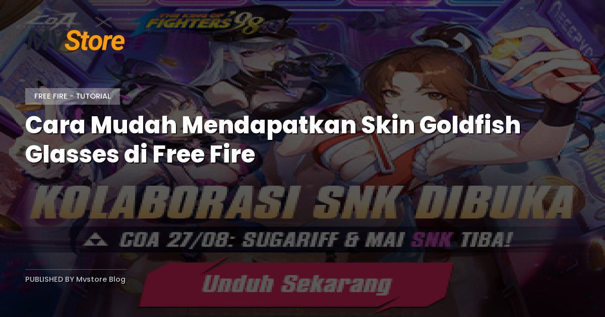 Cara Mudah Mendapatkan Skin Goldfish Glasses di Free Fire