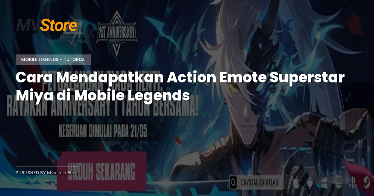 Cara Mendapatkan Action Emote Superstar Miya di Mobile Legends