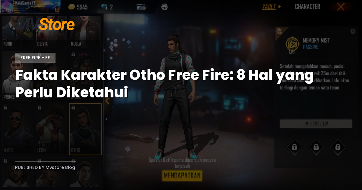 Fakta Karakter Otho Free Fire: 8 Hal yang Perlu Diketahui