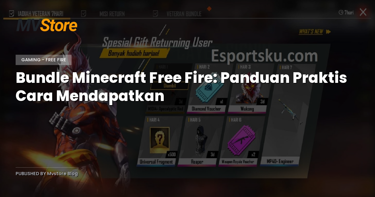 Bundle Minecraft Free Fire: Panduan Praktis Cara Mendapatkan