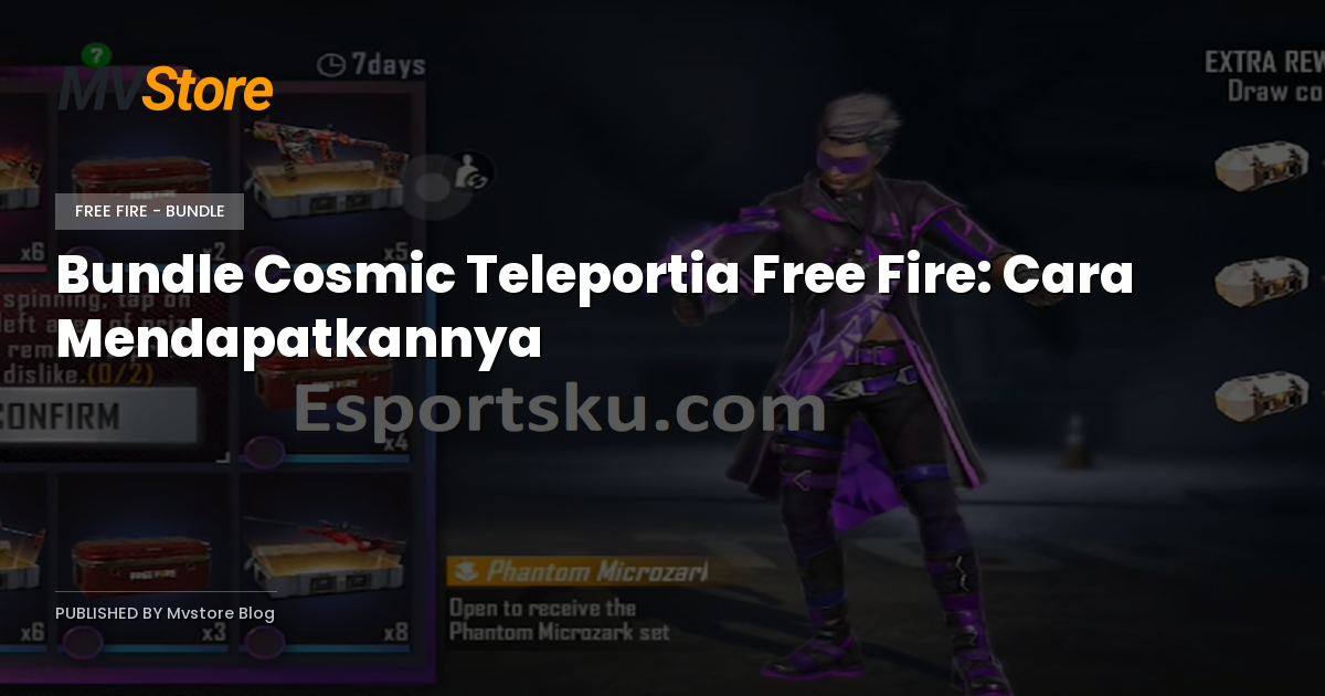 Bundle Cosmic Teleportia Free Fire: Cara Mendapatkannya