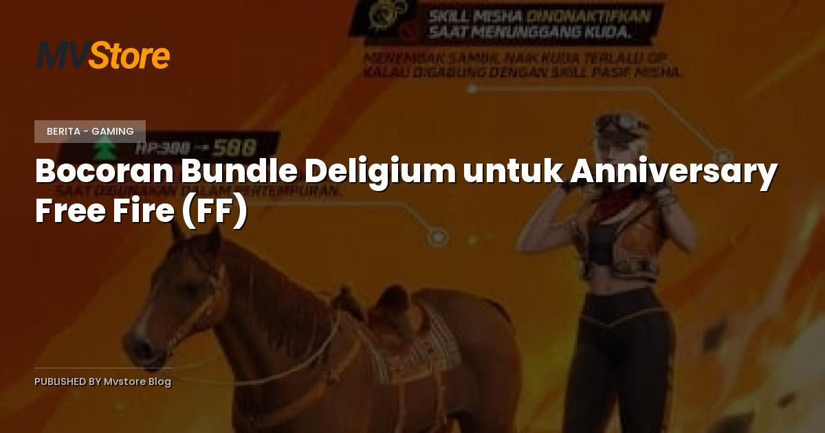 Bocoran Bundle Deligium untuk Anniversary Free Fire (FF)