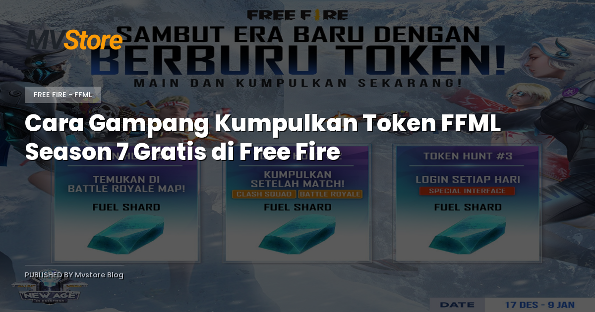 Cara Gampang Kumpulkan Token FFML Season 7 Gratis di Free Fire