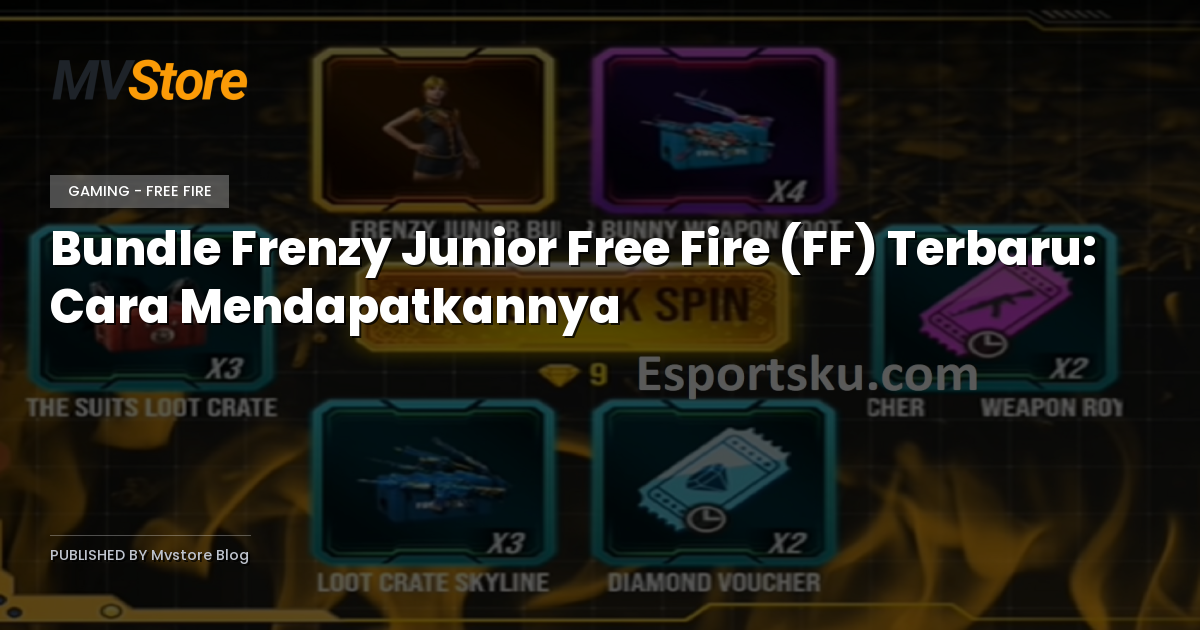 Bundle Frenzy Junior Free Fire (FF) Terbaru: Cara Mendapatkannya