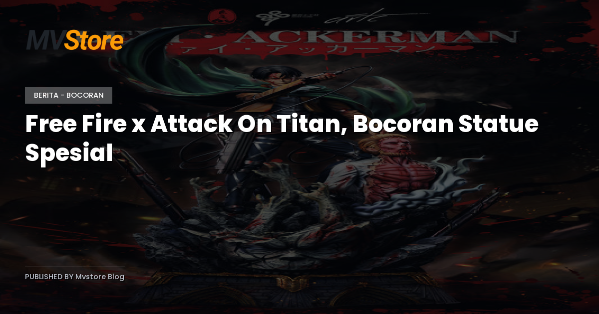 Free Fire x Attack On Titan, Bocoran Statue Spesial