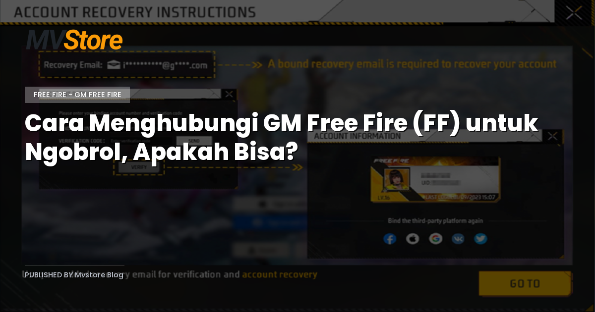 Cara Menghubungi GM Free Fire (FF) untuk Ngobrol, Apakah Bisa?